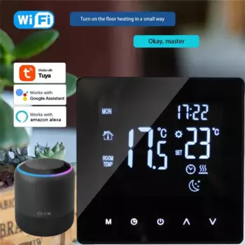 Умный терморегулятор Tuya Wi-Fi, электрический подогрев пола, водяной/газовый котел, дистанционный контроллер температуры для Google Home Alexa Home
