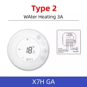 Умный термостат AllbeAI для отопления воды/пола/котла