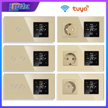 Умный термостат Bingoelec Tuya для теплого пола, с Wi-Fi