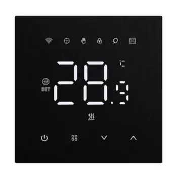 Умный термостат Tuya с Wi-Fi для теплого пола, 220 В, 16 А