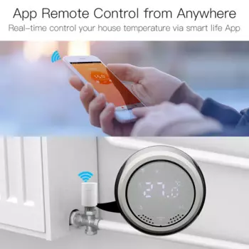 Умный термостатический Регулируемый регулятор температуры ZigBee Tuya