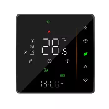 Умный Wi-Fi термостат Qiumi для электрического/газового котла, работает с Alexa Google Home 95 ~ 245 В переменного тока