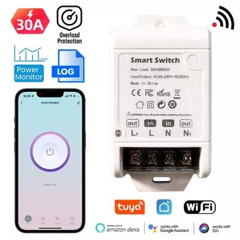 Умный выключатель CLOUDRAKER 30А