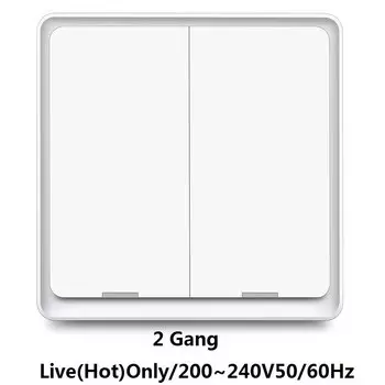 Умный выключатель Tuya Zigbee 1/2/3 клавиши 220В