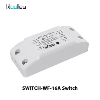Умный выключатель WOOLLEY с поддержкой Wi-Fi, 10 А/16 А