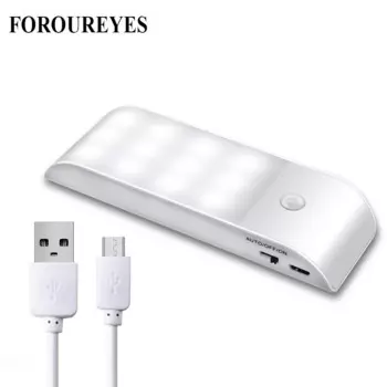 Подсветка для шкафа Foroureyeyes, датчик движения, 12 LED