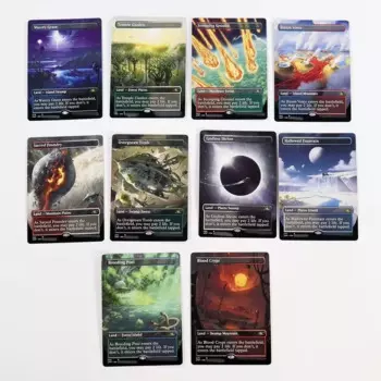 Unfinity (UNF) TCG Волшебные карты прокси Высокое качество Прокси игральные карты кричение крови, паровая настольная игра Коллекционные карты Прокси