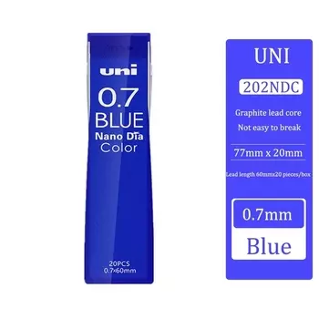 UNI цветной графитовый стержень 202NDC для механического карандаша 0,7 мм