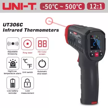UNI-T Бесконтактный инфракрасный термометр UT306S/C