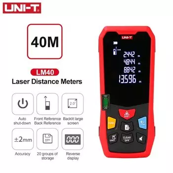 UNI-T Лазерный дальномер LM40/LM50/LM60
