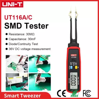 UNI-T UT116C цифровой мультиметр пинцет
