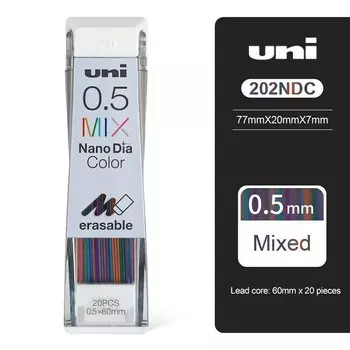 UNI Японский Цветной Графит 0