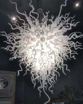 Уникальные подвесные лампы, подвесные Кухонные светильники на стол, ручная люстра из дутого стекла 40 дюймов