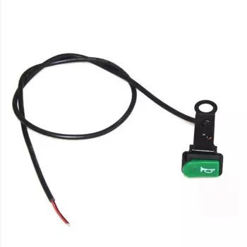 Универсальный 22,5 мм электрический велосипедный звуковой сигнал, кнопка включения, железный опорный кронштейн для мотоцикла, аксессуары для модификации переключателя звукового сигнала