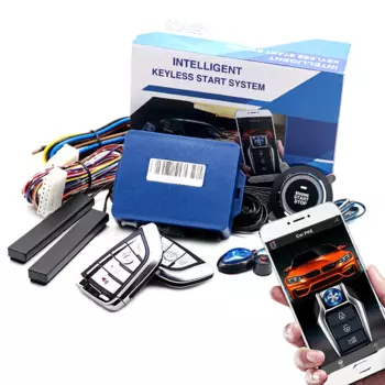 Универсальная автомобильная сигнализация AutoStart, система бесключевого доступа, комплект дистанционного запуска для автомобиля, система запуска и остановки одной кнопкой, автомобильные аксессуары