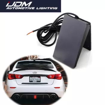 Универсальный диффузор заднего бампера, задний противотуманный фонарь со стробоскопом в стиле F1 и регулируемым дополнительным монтажным кронштейном для автомобиля внедорожника