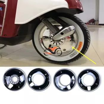 Универсальная 10 дюймовая Ступица колеса для Yamaha JOG/ZR VINO, украшение для мотоцикла, скутера, электромобиля, модификация гальванического покрытия