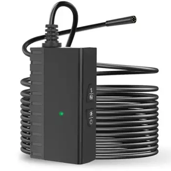 Универсальная 5-мегапиксельная HD беспроводная эндоскопическая камера с объективом 5,5 мм и светодиодной подсветкой, жесткий кабель 5 м, IP67, бороскоп для проверки