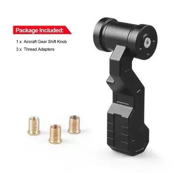 Универсальная алюминиевая ручка переключения передач для автомобиля модифицированный джойстик для самолета эргономичная головка переключения BX102412