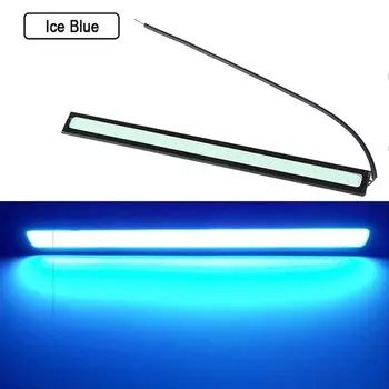 Универсальная автомобильная светодиодная лента 12 в 17 см, cob, дневные и внешние водонепроницаемые светильник