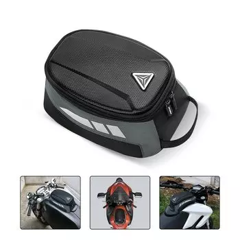 Универсальная Черная Магнитная Сумка На Бак Для Мотоцикла, Жесткий Корпус Из ЭВА, 4,5 Л, Портативный Органайзер Для Карт