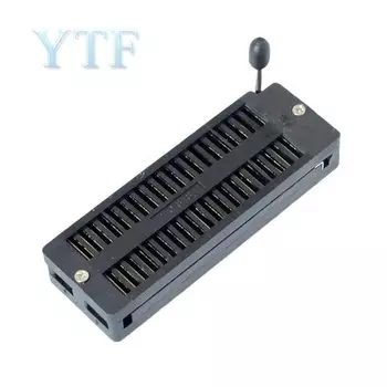 Универсальная черная розетка ZIF IC DIP 40 Pin