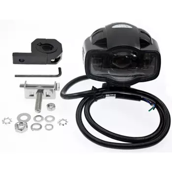 Универсальная фара для мотоцикла, 22-40 мм, супер яркая светодиодная противотуманная фара, USB зарядное устройство для Honda cb650f cb500f crf250i cbr900