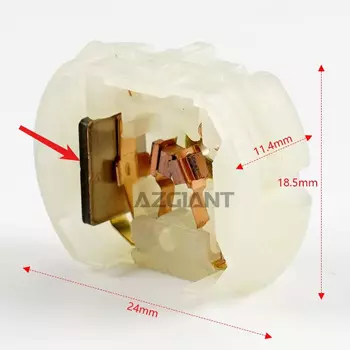 Универсальная крышка заднего подшипника, часть двигателей FC-280SC для Ford, honda, Toyota, держатель угольной щетки, держатель угольной щетки