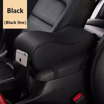Универсальная мягкая кожаная накладка на подлокотник автомобильной центральной консоли, коврик для сиденья, наволочка, защитный карман для автомобиля