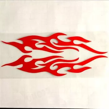 Универсальная наклейка для автомобиля, наклейка на капот двигателя, мотоциклетная наклейка, Декор, Фреска, искусственное пламя, наклейка, Стайлинг автомобиля, 2 шт