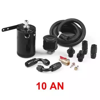 Универсальная производительность масляный уловитель может фильтровать дыхательный бак с монтажным кронштейном в комплекте с 2 отверстиями для слива шланга-AN6 AN8 AN10