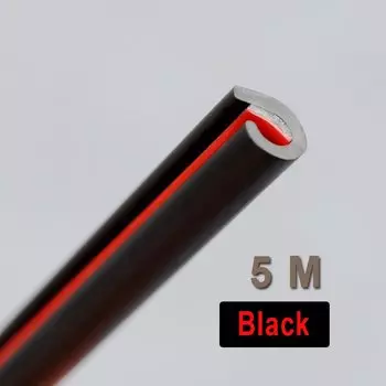 Универсальная резиновая защита от царапин на край двери автомобиля, 5 м, защитные полосы, уплотнительные противоскользящие автомобильные Стайлинг «сделай сам»