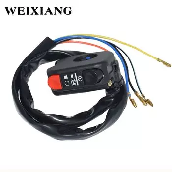 Универсальная ручка переключателя питания мотоцикла 12 В на руль 7/8 дюйма 22 мм для Yamaha SR400