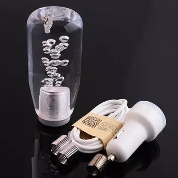 Универсальная Ручка Переключения Передач RGB С Подсветкой/пузырьковым Механизмом, Акриловый Рычаг Переключения Передач Автомо...