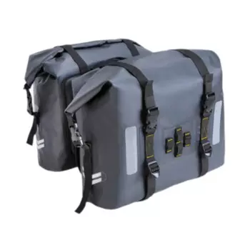 Универсальная седельная сумка для мотоцикла. Практичная износостойкая боковая сумка на заднее сиденье 20 л.