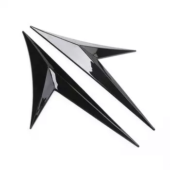 Универсальная V-образная Боковая Крышка Вентиляционного Отверстия Автомобиля, Наклейка, Наклейка Для Кузова, Молдинг