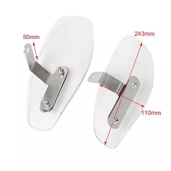 Универсальная защита для рук мотоцикла, защита для руля, дефлектор холодного ветра, защитная пластина для Harley Honda Yamaha