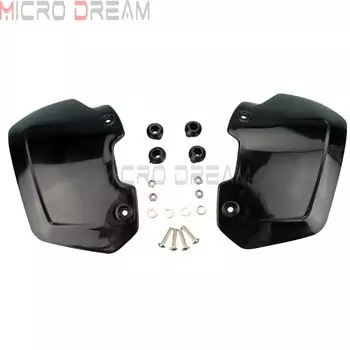 Универсальная защита для рук мотоцикла, защитный щиток, пластиковые поручни, комплект расширения, черный защитный чехол для ветра