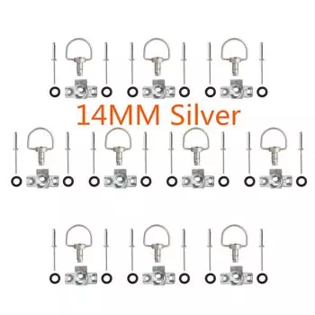 Универсальное быстросъемное D-образное кольцо, поворотная заклепка, гоночный обтекатель, крепеж 14 мм/17 мм/19 мм для Honda, yamaha, Suzuki, BMW