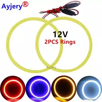 Универсальное Кольцо Halo Angel Eyes 60 Мм-120 Мм DRL Дневные Ходовые Огни Мотоциклетные Противотуманные Фары Автомобильные С...