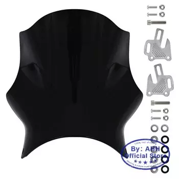 Универсальное лобовое стекло мотоцикла, круглые фонари, ветровое стекло для уличного велосипеда, для HONDA Hornet CB400, CB600, CB750, CB900, CB919, CB250