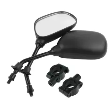 Универсальное регулируемое зеркало заднего вида для мотоцикла, скутера, квадроцикла, квадроцикла, велосипеда QUAD BUGGY с держателем из сплава, руль 7/8, 22 мм