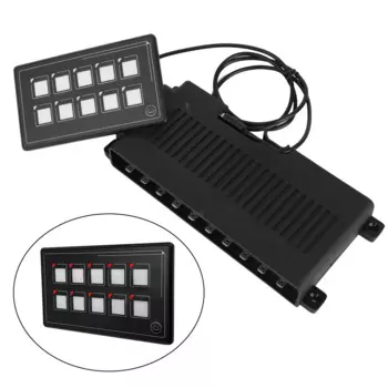 Универсальное управление через приложение, 10-30 в, кнопочная панель переключателя с контролем цепи подсветки с USB-кабелем PPTC, 6-контактный Мембранный блок управления