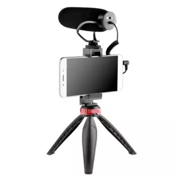 Универсальное видео микрофон Rode с противоударным креплением Facebook Livestream запись Shotgun Mic для смартфона