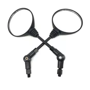 Универсальное зеркало заднего вида для мотоцикла, 10 мм, складные боковые зеркала заднего вида для Honda XR250 XR400, Suzuki, Kawasaki KTM ATV