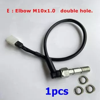 Универсальные 10x1,25 мм/1,0 мм мотоциклетные гидравлические тормозные муфты нажимные зажимы цилиндрический насос светильник вой выключатель Banjo Bolt мотокарта