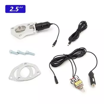 Универсальные 2,5-дюймовые 3,0-дюймовые выхлопные коллекторы из нержавеющей стали, комплект электрических вытяжных клапанов с ручным переключателем