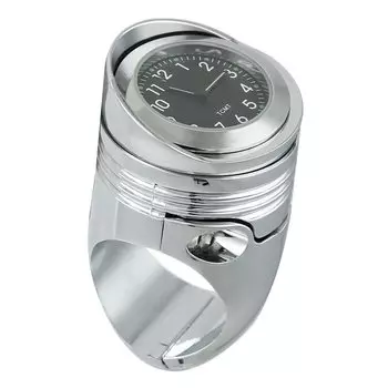 Универсальные алюминиевые часы 1 1/4 "1,25" с креплением на руль для Harley Touring Dyna Custom Cruiser Chopper 32 мм, аксессуары для мотоциклов