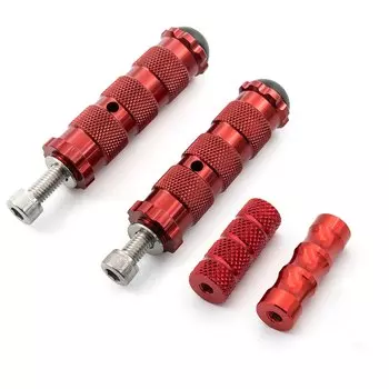 Универсальные Алюминиевые Подножки 8 мм/6 мм с ЧПУ Подножки подножки педали для гонок задний Набор задние комплекты для Suzuki Ducati Kawasaki Aprilia Honda