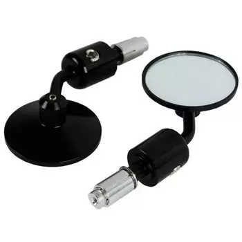 Универсальные алюминиевые зеркала заднего вида для мотоцикла с ЧПУ, 3 дюйма, для Kawasaki, Yamaha, Honda, Suzuki, мотоциклетный чоппер